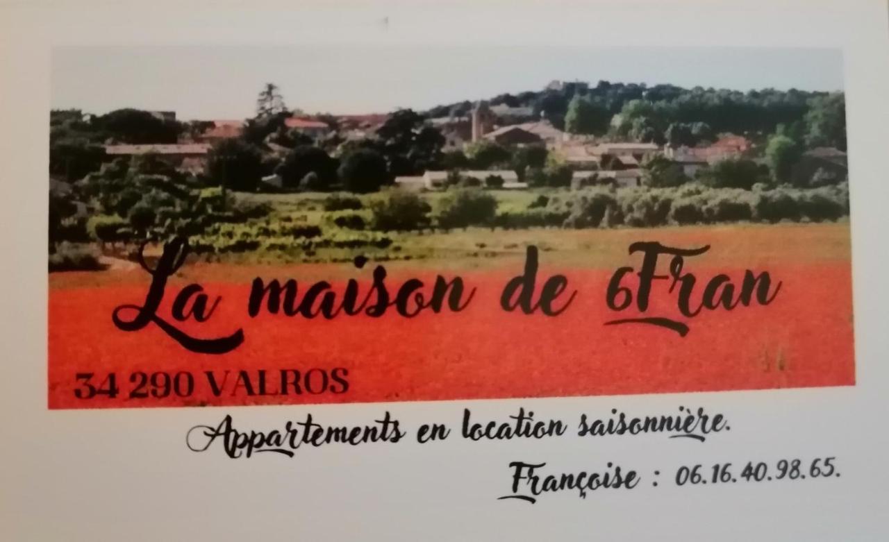 La Maison De 6Fran Appartement 2 Chaleureux Et Calme Ambiance Familiale Valros Exteriér fotografie